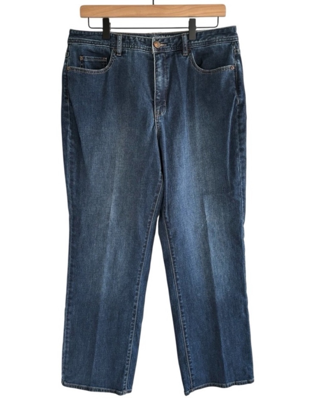 Coldwater Creek Jeans 12P Classic Fit Straight Leg Medium Wash Casual